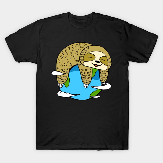 Sloth World T-Shirt by WildSloths